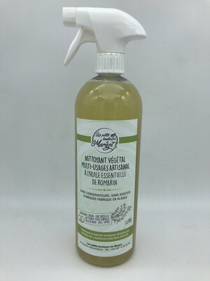 Nettoyant végétal multi usages à l'huile essentielle de romarin- flacon spray