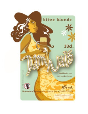 Coffret 6 x 33cl dam'naïs 5% bière blonde