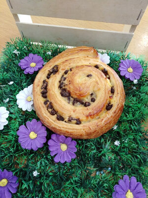 Roulé aux pépites de chocolat