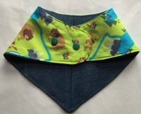 Bavoir bandana antivabouille ours