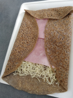 Galette de blé noir bio jambon emme