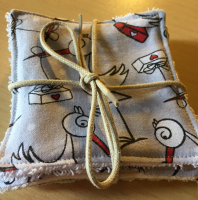 Lingettes démaquillantes lavables cigogne