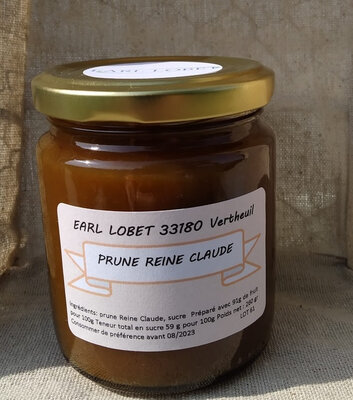 Confiture reine claude