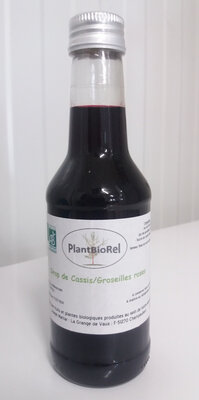 Sirop de cassis et groseilles roses