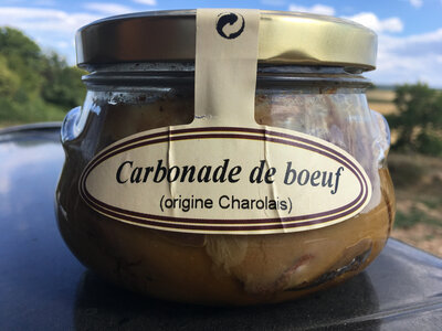 Conserve de carbonade de boeuf