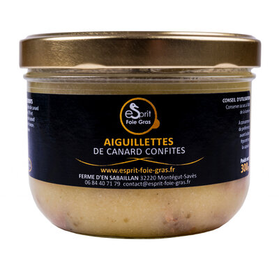 Aiguillettes de canard confites - 360 g