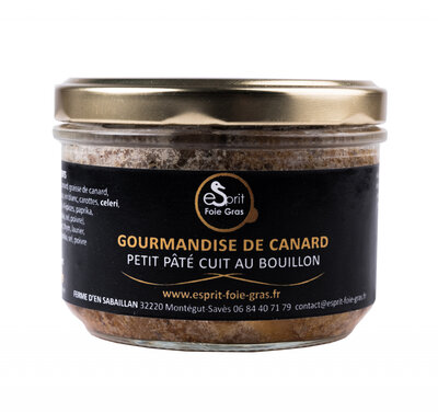 Gourmandise de canard (petit pâté cuit au bouillon) 200 g