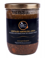 Lentilles vertes du puy cuisinées aux manchons de canard confits 680 g