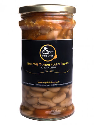 Haricots tarbais (label rouge) au jus cuisiné 700 g