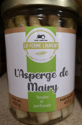 Bocal d'asperges 550 gr