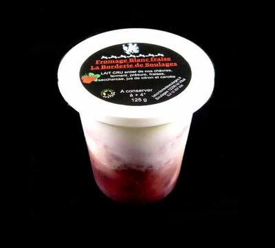 Fromage blanc aromatisé fraise