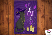 Chat - grande déco en métal - abra cat abra