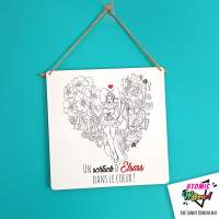 Carré à suspendre – un schtuck d’alsace dans le coeur