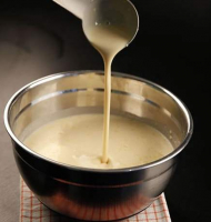 Pate à crêpes sucrée