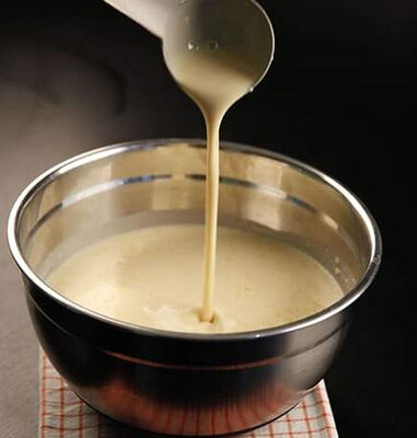 Pate à crêpes sucrée