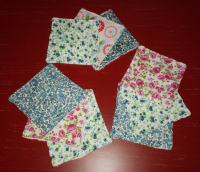 Lot de 3 carrés de coton