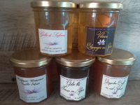 Gelée de thé jasmin au safran