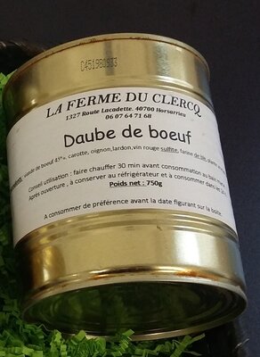 Daube fermière 750g