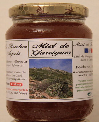 Miel de garrigue 500 gr