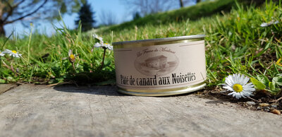 Pâté de canard aux noisettes 185gr