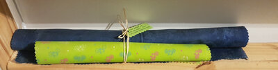 Lot de 2 bee wrap ou emballage des a