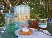 Goûter autour d'une tartelette au c