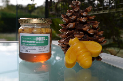 Miel de printemps et cacahuètes