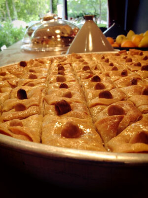 Baklawas véritables pur amandes et pur miel