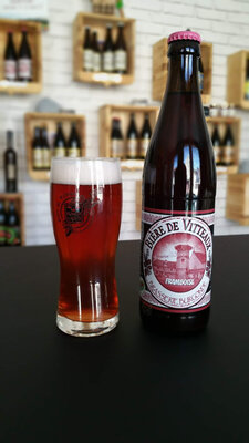 Bière de vitteaux légère à la framboise