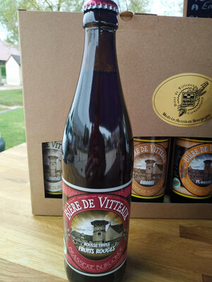 Bière rousse fruits rouges (dluo passée)