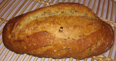 Pain levain et levure aux graines 500g