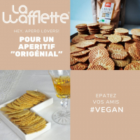 Wafflette socca/sans gluten/vegan