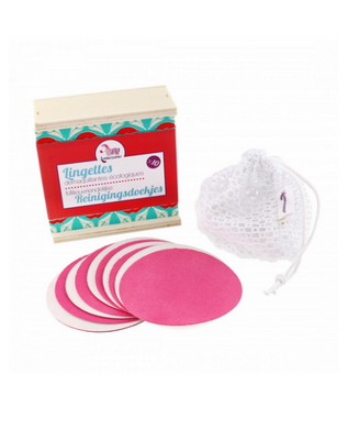 Coffret 10 lingettes écologiques lavables