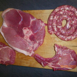 Grillades de porc. colis 12kg