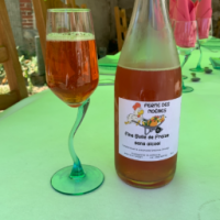 Fine bulles de fraise