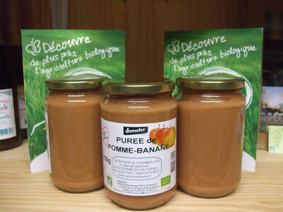 Purée de pomme-banane
