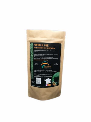 Spiruline artisanale en paillettes 1