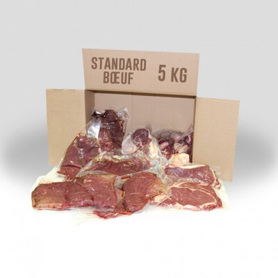 Colis standard - 5kg - bœuf 75 euro