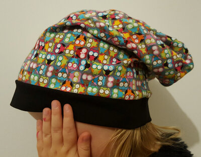Bonnet enfant chouettes