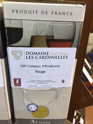 Fontaine à vin rouge 3l