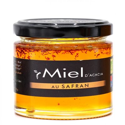 Le miel d'acacia au safran 165g