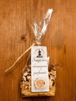 Soupe aux champignons parfumés
