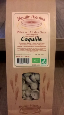 Coquille à l'ail des ours semi-complète