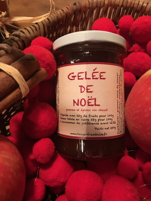 Gelée de noël (pomme/épices vin c