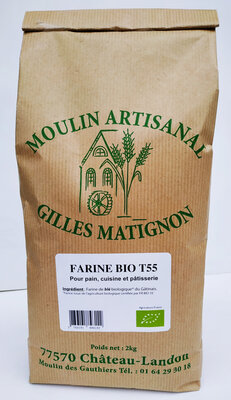 Farine pâtissière t55 bio, cond.5 kg