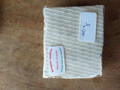 Nougat blanc tendre au miel de lavande label rouge