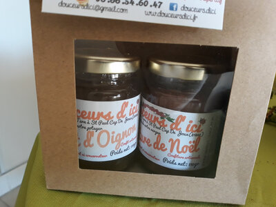 Coffret cadeau avec 2 pots
