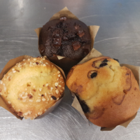 Muffin chocolat noisette