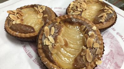 Tarte poires amande 1 personne