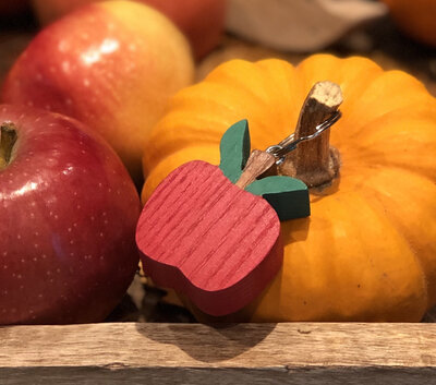 Porte-clés pomme